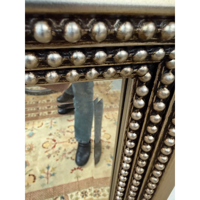 Uttermost Silver Triple Beaded Wall Mirror For Sale In San Francisco - Image 6 of 12