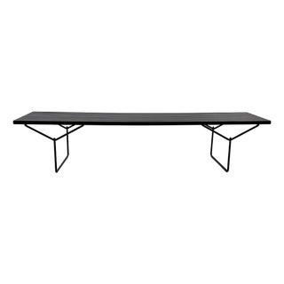 Slat Bench attributed to Harry Bertoia for Knoll International, 1960s For Sale