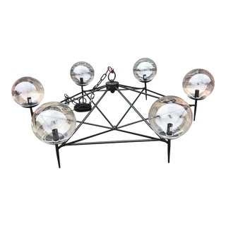 World's Away Rowan Black Chandelier For Sale