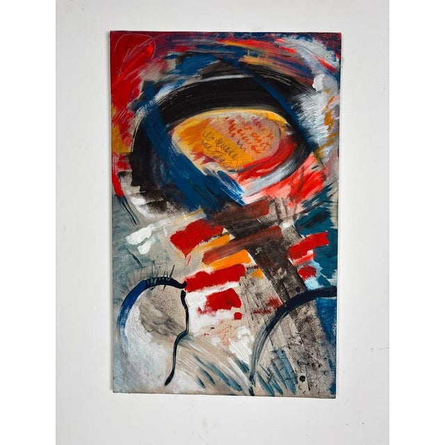 In this work from her abstract period, Isa Di Battista Gorini. Isa Di Battista Gorini is a Milanese painter who studied...