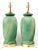 Lamp Pair Green Palm Tree Leaves For Sale In Miami - Image 6 of 12