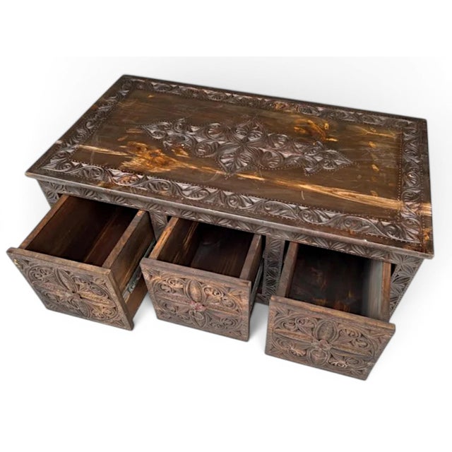 Vintage Wooden Coffee Table, 1970s For Sale - Image 9 of 9