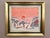 CORAL SUNSET Size: 21.7 x 24.8 inches (including frame) Oil on Canvas A vibrant and highly expressive mid century modern...