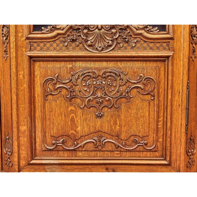 Antique Bookcase in Oak For Sale - Image 9 of 14