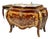 French Rococo Marble Top Dresser With Hand-Carved Wood Frame, Two Spacious Drawers & Hand-Gilded Gold Leaf Details For Sale