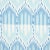 Schumacher SAMPLE - Schumacher Bukhara Ikat Fabric In Sky And Aqua For Sale - Image 4 of 4