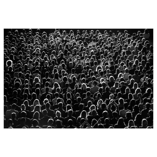 Rytis Seskaitis / Eyeem, Full Frame Shot of Crowd at Music Concert, Photographic Paper For Sale