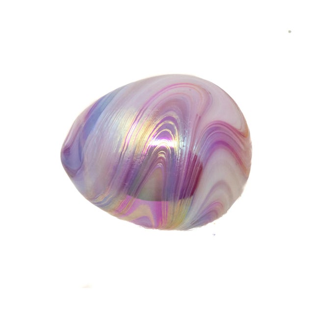 Mid 20th Century Art Glass Eggs- Set of 2 For Sale - Image 12 of 13