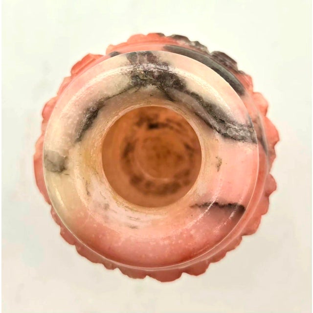 Vintage Chiseled Marble Vase For Sale - Image 9 of 10
