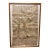 Vintage Indigenous Amazonian Bark Fiber Painting, Traditionally Crafted From Beaten Tree Bark with Natural Pigment Drawings of Local Fauna For Sale