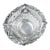 1900s Art Nouveau Sterling Silver Pierced Repoussé Candy Dish For Sale
