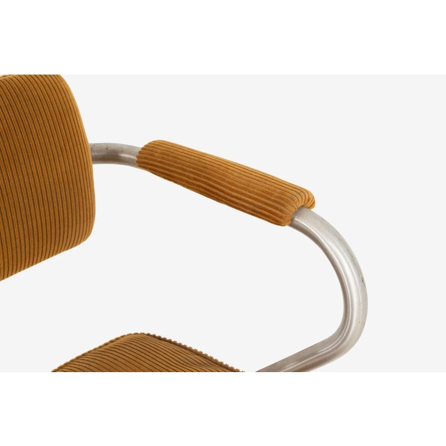 Warren McArthur Aluminum Side Chair Circa 1945 For Sale - Image 10 of 12