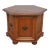 Ethan Allen Nutmeg Maple Hexagon Drum Lamp Table For Sale