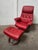 Set of Scandinavian Armchair and Ottoman from Ekornes, 1990s For Sale - Image 3 of 13