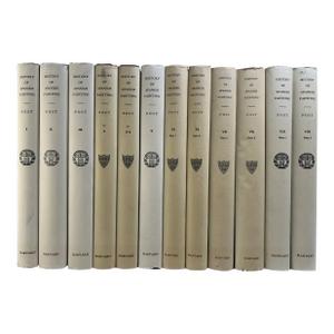1930s Illustrated Octavo Volume Set, Chandler Rathfon Post's a History of Spanish Paintings - 12 Books