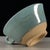 Chinese Chinese Turquoise Glazed Porcelain Pouring Bowl With Handle For Sale - Image 3 of 9
