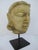 Indian Jain Marble Tirthankara Spiritual India Head Karma Carved Stone Sculpture For Sale - Image 3 of 12