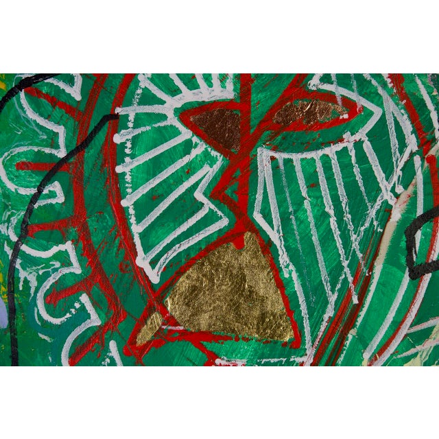Contemporary Jay-Z Basquiat. Transformation: The Masks of God by Sax Berlin For Sale - Image 3 of 6