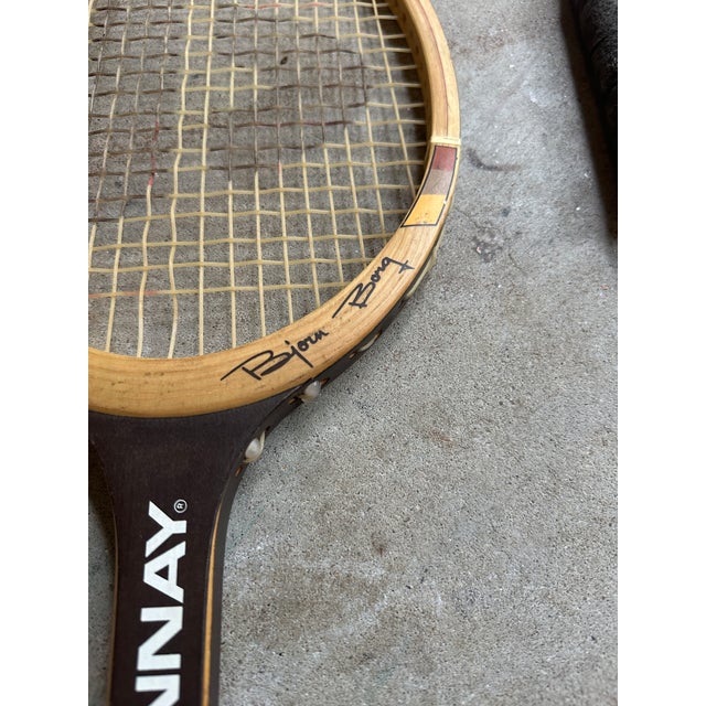 American Collection of Vintage Björn Borg Tennis Rackets With Cover and Guard For Sale - Image 3 of 11