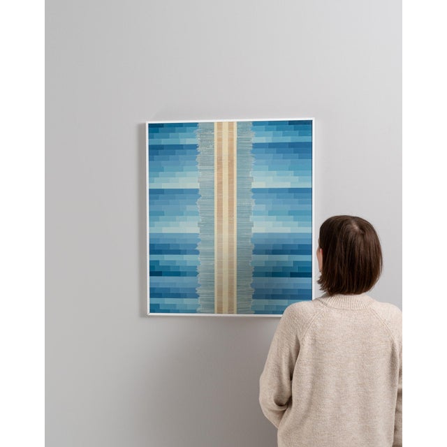20th Century Belgian Artwork With Metal Frame By Rene Berdal For Sale - Image 17 of 18