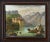 European School Artist, River Landscape with Castle and Boats, 19th Century, Oil on Wood For Sale - Image 6 of 7