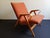 Red Beech Lounge Chair by Frantisek Jiràk for Tatra Nabytok, Former Czechoslovakia, 1950s For Sale - Image 8 of 17