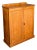Tall Antique Side Cabinet, English, Ash, Book Cupboard, Hall, Lounge, Victorian For Sale