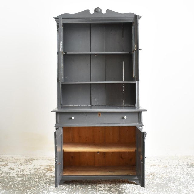 Vintage Painted Kitchen Dresser For Sale - Image 3 of 7