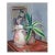 'Still Life, Agave With a Japanese Woodblock Print' by Victor Isbrand, Paris, Post-Impressionist For Sale