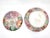 Peach Vintage Chinese Porcelain Trinket Jewelry Box With Flowers For Sale - Image 8 of 8