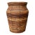 Vintage Coiled Pencil Reed Floor Vase For Sale