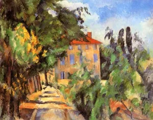 Cezanne House With Red Roof Ltd Edition Giclee