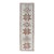Vintage Turkish Tulu Runner With Ivory Field and Muted Brown Star Motifs For Sale