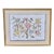 Vintage Framed Portuguese Floral Tiles For Sale