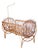 Mid-Century Modern Bamboo Baby Cradle, Italy, 1960s For Sale
