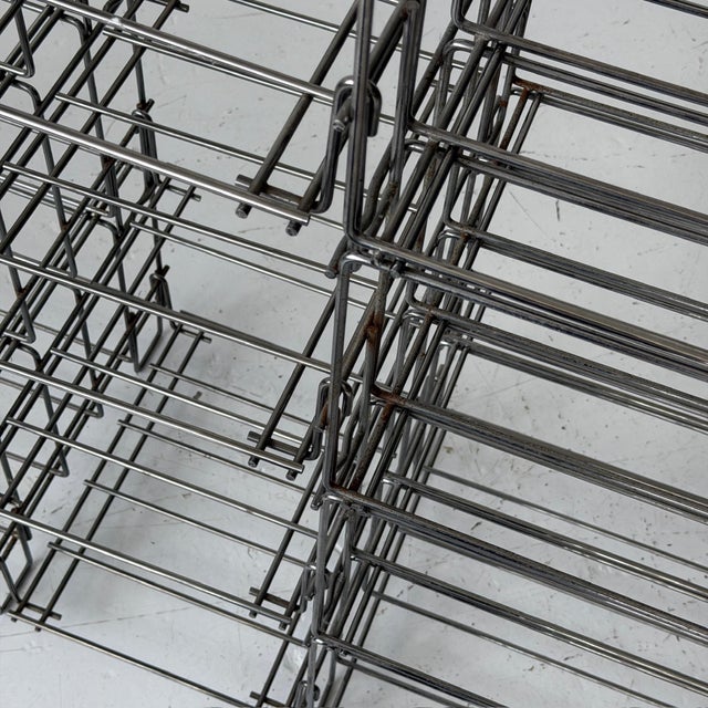 1990s Chrome Modular Shelving System For Sale - Image 10 of 11