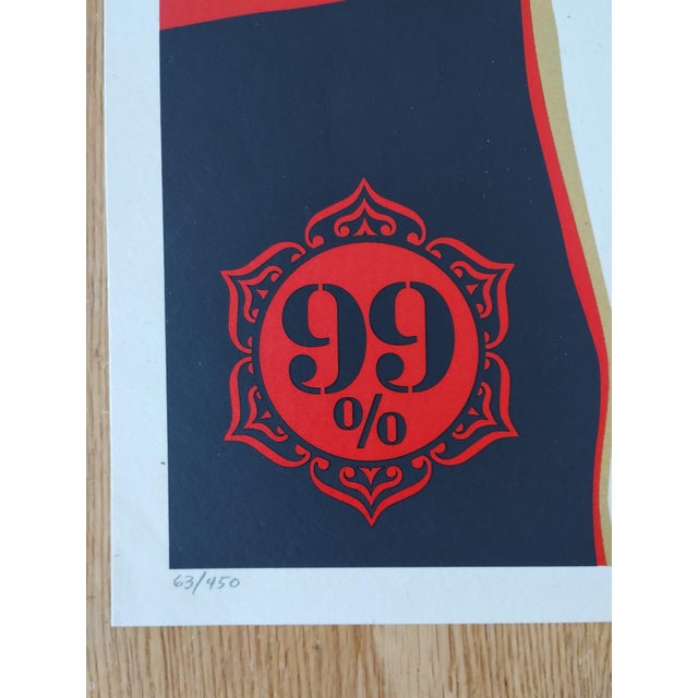 Contemporary Shepard Fairey, Occupy Protester, 2012, Screenprint For Sale - Image 3 of 9