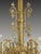 Vintage Brass 2-Up 2-Down Chandelier, Etched Glass Shades, Victorian Revival Lighting Fixture For Sale - Image 12 of 18