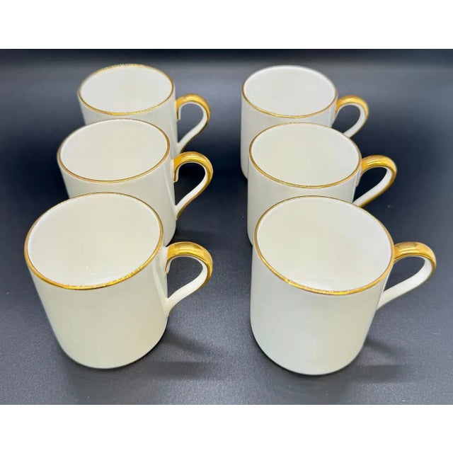 Ceramic Tiffany & Co Staffordshire Porcelain Tea Cups and Saucers, 12 Pieces For Sale - Image 7 of 11
