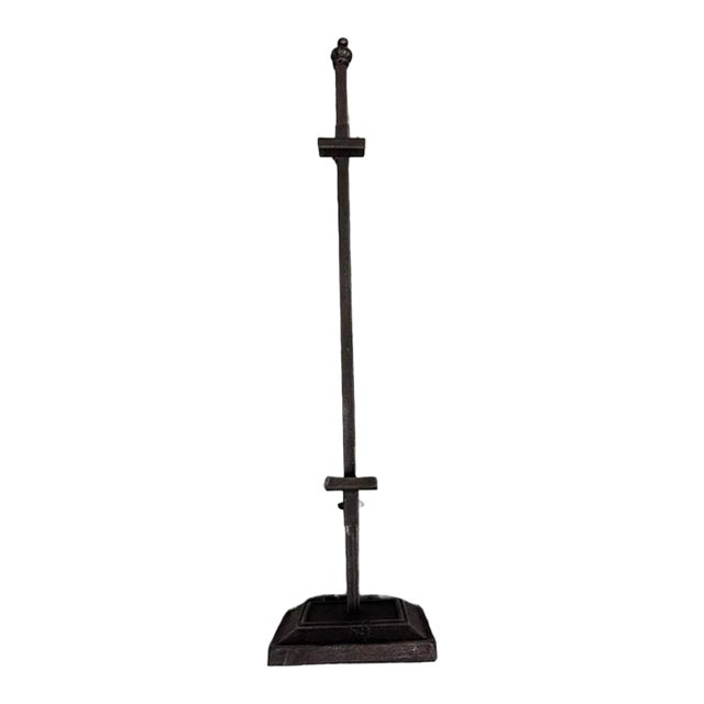 Vintage-Style Heavy Metal Countertop Display Easel / Sign Stand For Sale