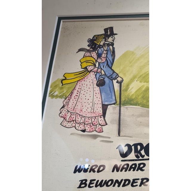 1970s Dutch Bicycle Advertising Poster, 1970s For Sale - Image 5 of 13