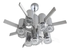 Vintage Italian Chandelier/Pendant by Gaetano Sciolari, Italy, 1970's.
