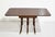 Traditional Mid Century Regency Style Mahogany Drop-Leaf Dining Table With Brass Capped Feet For Sale - Image 3 of 13
