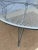 1950s Atomic Radar Salterini Outdoor Wrought Iron Patio Dining Table, Attributed For Sale - Image 5 of 10