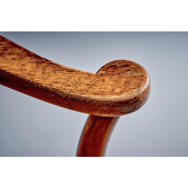 Art Deco Armchairs with Ladder Back, Italy, 1920s, Set of 2 For Sale - Image 10 of 14