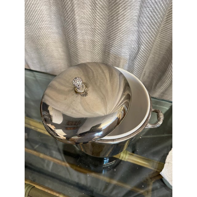 International Silver Silver Handled Ice Bucket For Sale - Image 4 of 5