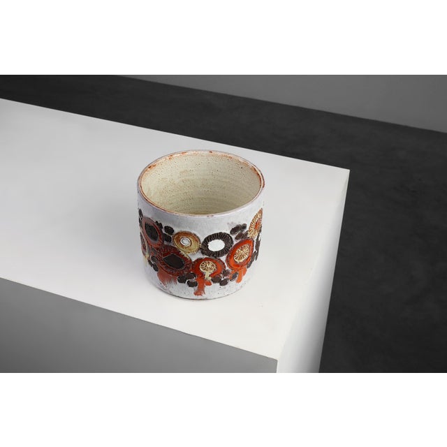 1960s Ceramic Vase from Perignem, Belgium, 1960s For Sale - Image 5 of 11