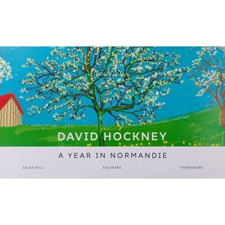 The Cherry Tree in Bloom Poster after David Hockney For Sale