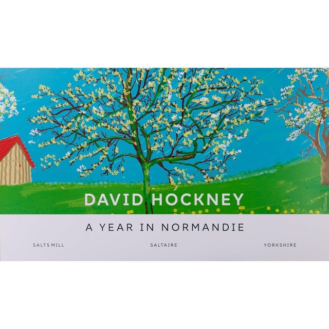 The Cherry Tree in Bloom Poster after David Hockney For Sale