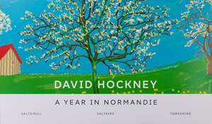 The Cherry Tree in Bloom Poster after David Hockney